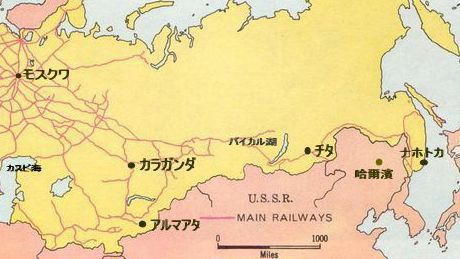 Map of Soviet