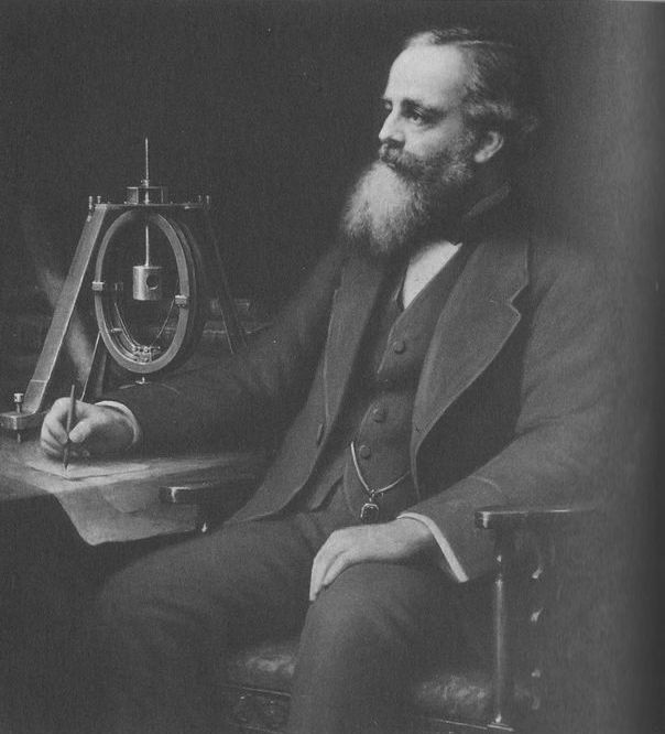 J.C.clerk Maxwell with Spinning-Coil